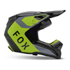 Kask cross dziecięcy FOX JUNIOR V1 LEAN GREY/YELLOW szary żółty