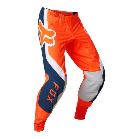Spodnie cross FOX FLEXAIR EFEKT FLUO ORANGE pomarańczowy fluo niebieski biały