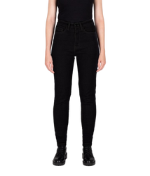 Jeansy motocyklowe damskie KNOX SHIELD MK2 LADY BLACK czarny