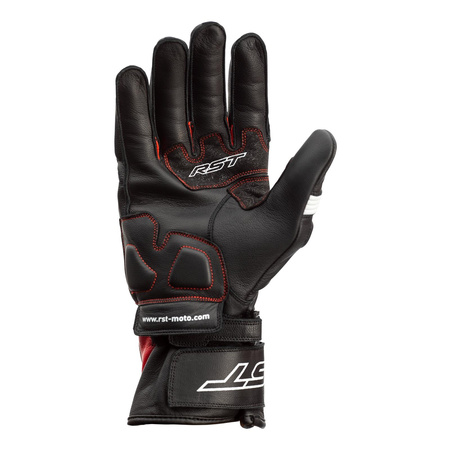 Rękawice sportowe RST PILOT BLACK/RED/WHITE czarny czerwony biały