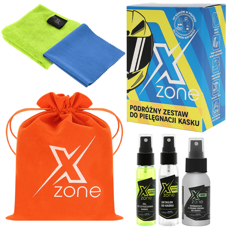 Podróżny zestaw do pielęgnacji kasku XZONE 110ml