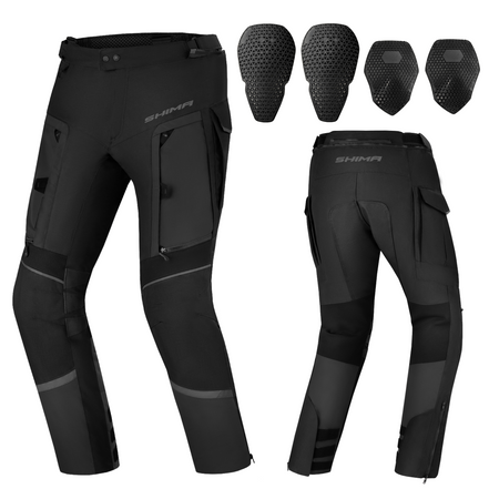 Spodnie tekstylne SHIMA HERO 2.0 MEN BLACK czarny