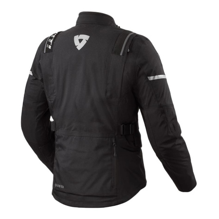 Kurtka tekstylna REVIT VERTICAL GTX BLACK/SILVER czarny srebrny