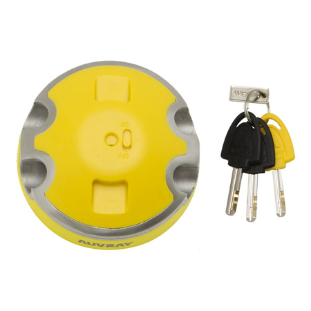 Zestaw kotwa z łańcuchem AUVRAY XTREM PROTECT 100cm czarny żółty