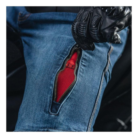 Jeansy motocyklowe REBELHORN VANDAL DENIM BLUE niebieski