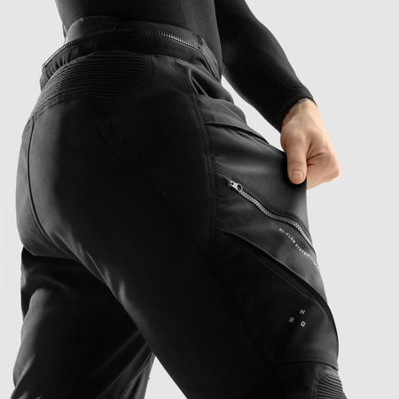 Spodnie tekstylne REBELHORN HARDY 3.0 SHORT BLACK czarny