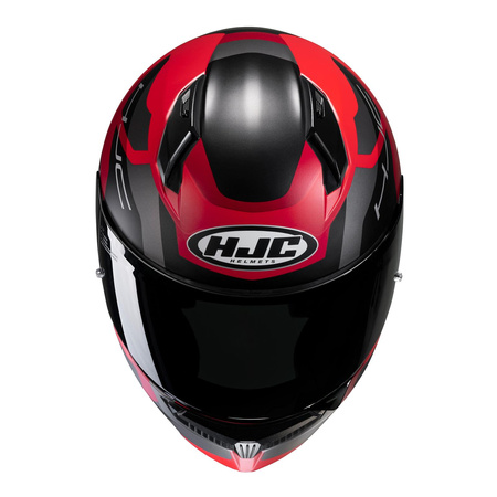 Kask integralny HJC C10 TINS BLACK/RED czerwony czarny szary