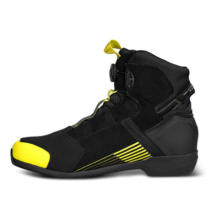 Buty motocyklowe krótkie Shima Edge Vent Men czarny-zółty fluo