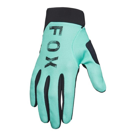 Rękawiczki rowerowe damskie FOX LADY RANGER KAIROS TURQUOISE niebieski