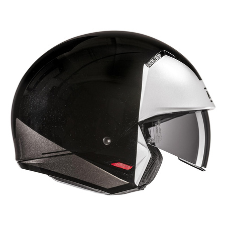 Kask otwarty z wpinaną szczęką HJC I20N VENA BLACK/WHITE czarny biały
