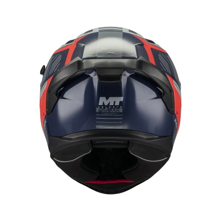 Kask integralny MT BRAKER SV COCKPIT RED/GREY/BLUE czerwony szary granatowy