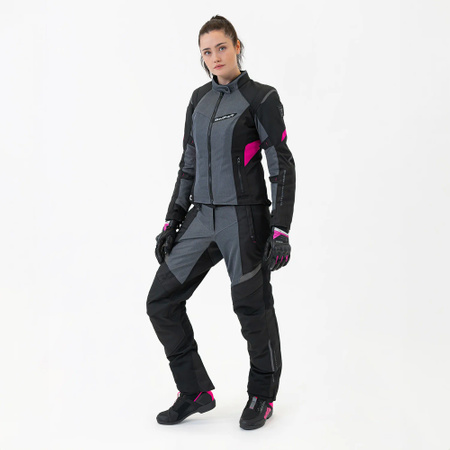 Kurtka tekstylna damska SHIMA RUSH 2.0 VENTED LADY PINK szary różowy czarny