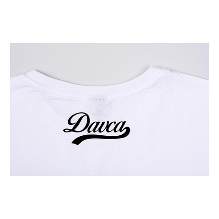 Koszulka T-shirt DAVCA COFFIN RACER biały czarny czerwony