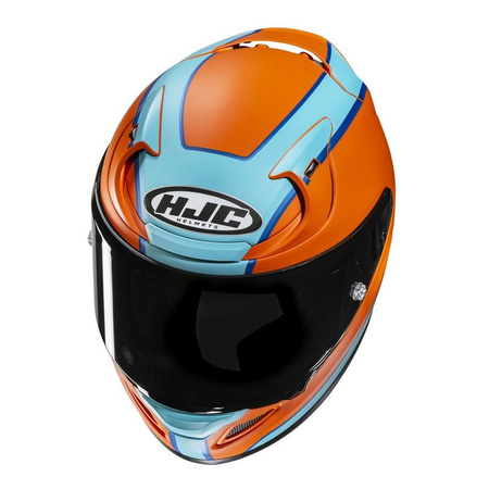 Kask integralny HJC RPHA 12 RESPON ORANGE/BLUE pomarańczowy niebieski