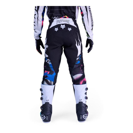 Spodnie cross FOX 180 IMAGE COSMO WHITE/BLACK biały czarny
