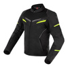 Kurtka tekstylna REBELHORN FLUX BLACK/FLO YELLOW czarny żółty fluo