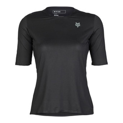 Koszulka rowerowa damska FOX LADY FLEXAIR ASCENT BLACK czarny
