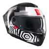 Kask szczękowy MT ATOM 2 SV STRANGE BLACK/WHITE czarny biały
