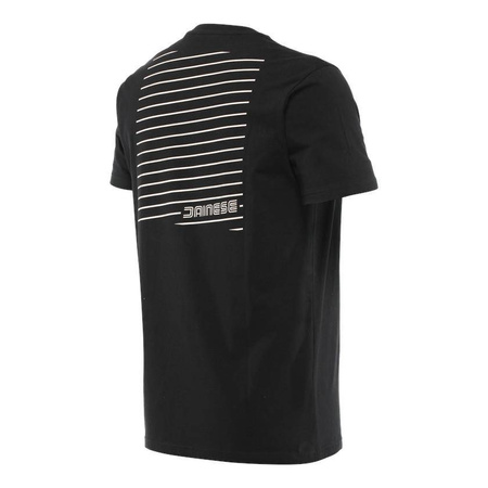 Koszulka T-shirt DAINESE HATCH BLACK/WHITE czarny biały