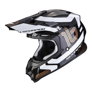 Kask cross SCORPION VX 16 EVO AIR TUB METAL BLACK/GOLD czarny złoty