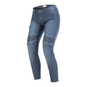 Jeansy motocyklowe damskie BROGER OHIO WASHED BLUE niebieski