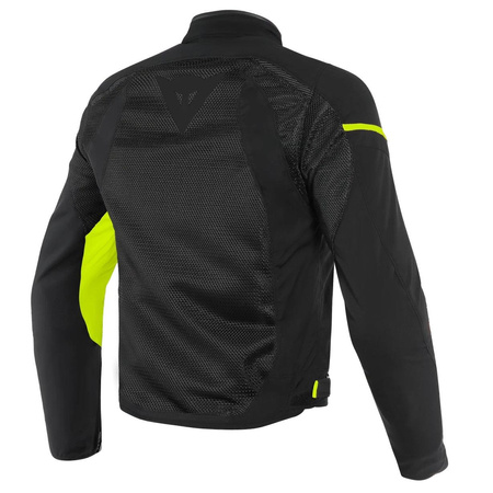Kurtka tekstylna DAINESE AIR FRAME D1 TEX BLACK/FLUO czarny żółty fluo