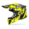Kask cross AIROH STRYCKER XXX YELLOW MATT żółty fluo szary czarny