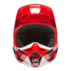Kask cross dziecięcy FOX JUNIOR V1 LUX FLUORESCENT RED czerwony czarny biały