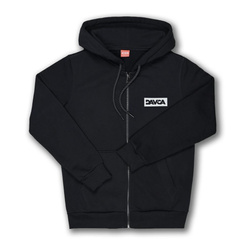 Bluza DAVCA LOGO REFLECTIVE czarny srebrny