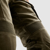 Jeansy motocyklowe OZONE FASTER TAPERED FIT OLIVE zielony
