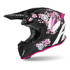Kask cross Airoh TWIST 2.0 MAD MATT biały czarny różowy