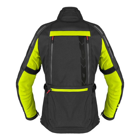 Kurtka tekstylna damska SPIDI 4 SEASON V3 LADY YELLOW FLUO czarny żółty fluo