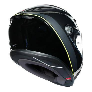 Kask integralny AGV K6 MINIMAL GREY/YELLOW FLUO szary żółty fluo czarny