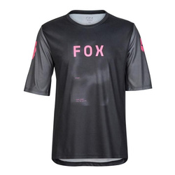 Koszulka rowerowa dziecięca FOX JUNIOR RANGER TAUNT BLACK czarny