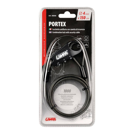 Zamek szyfrowany z linką LAMPA PORTEX