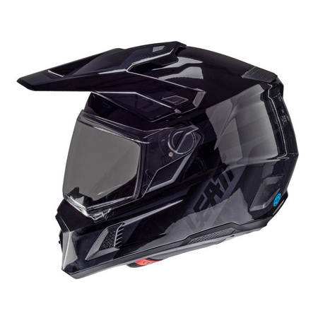 Kask cross z goglami LEATT KIT ADV 8.5 V25 STEALTH czarny