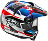 Kask cross ARAI TOUR-X4 DEPART BLUE METALLIC niebieski granatowy biały czerwony