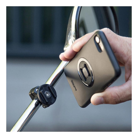 Uchwyt do mocowania SP CONNECT MIRROR MOTO MOUNT NA LUSTERKO BLACK czarny