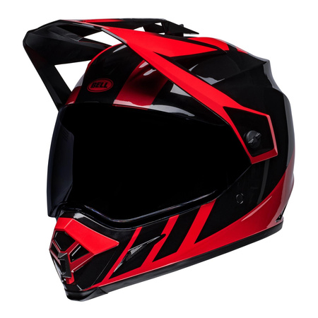 Kask integralny BELL MX-9 ADVENTURE MIPS DASH BLACK/RED czarny czerwony