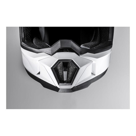 Kask cross HJC C50 SOLID PEARL WHITE biały