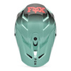 Kask cross FOX V3 DRIP TURQUOISE zielony czarny