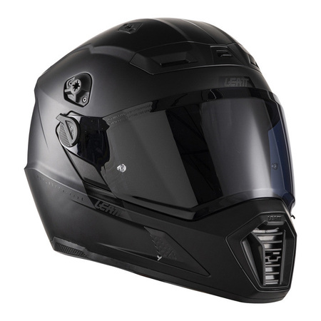 Kask cross z goglami LEATT ADV 7.5 BLACK czarny
