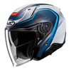 Kask otwarty HJC RPHA 31 KOUV BLACK/SILVER czarny srebrny niebieski