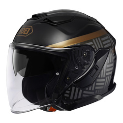 Kask otwarty SHOEI J-CRUISE 3 ACCONIC TC-9 czarny szary złoty
