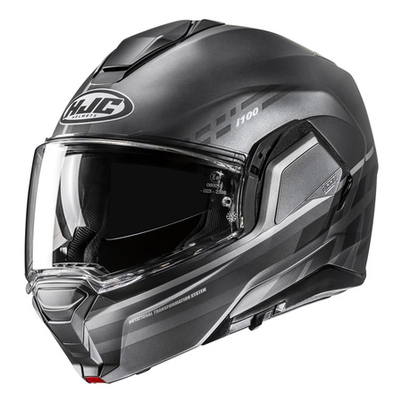 Kask szczękowy HJC I100 SYSMA GREY szary