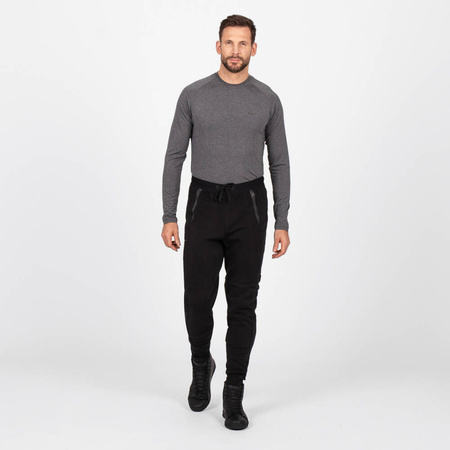 Jeansy motocyklowe KNOX SHIELD JOGGING BLACK czarny