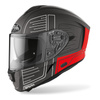 Kask integralny Airoh SPARK CYRCUIT RED MATT czarny czerwony