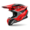 Kask cross AIROH TWIST 3 KING RED GLOSS czerwony szary czarny