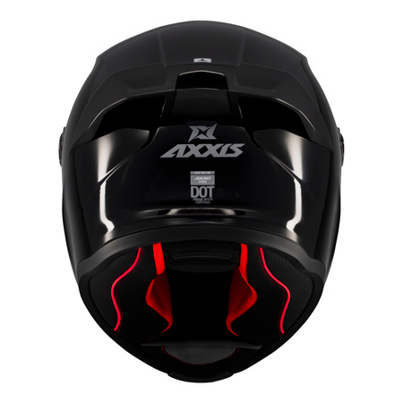 Kask integralny AXXIS FENIX SOLID A1 GLOSS BLACK czarny