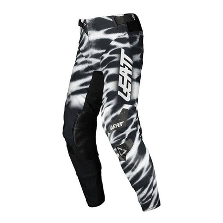Spodnie cross LEATT GPX 5.5 I.K.S AFRICAN TIGER czarny biały